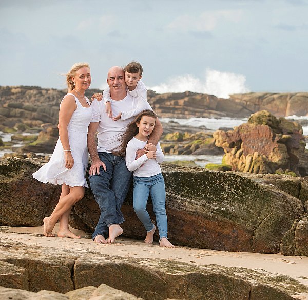 sunshine coast point arkwright family beach photography session