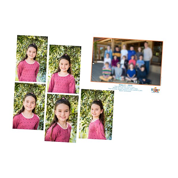 Sample School Photo Package Class Print