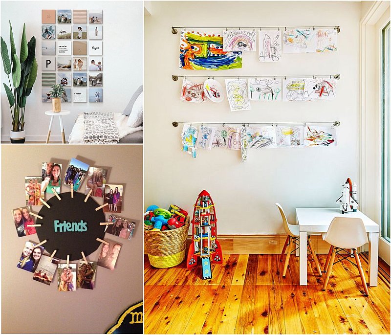 pinterest inspired budget photo wall hanging ideas for daycares.jpg