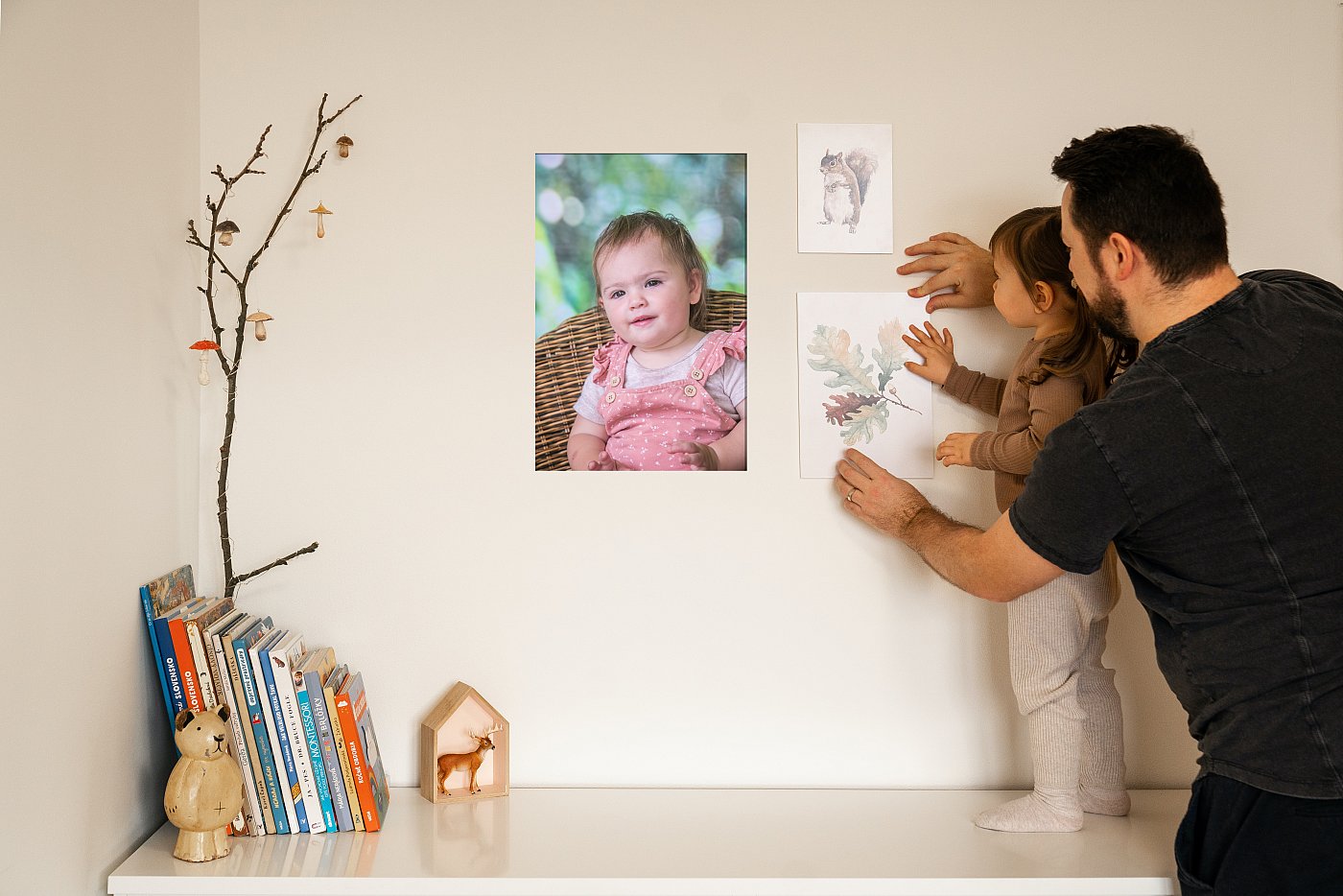 printing and hanging family pictures.jpg